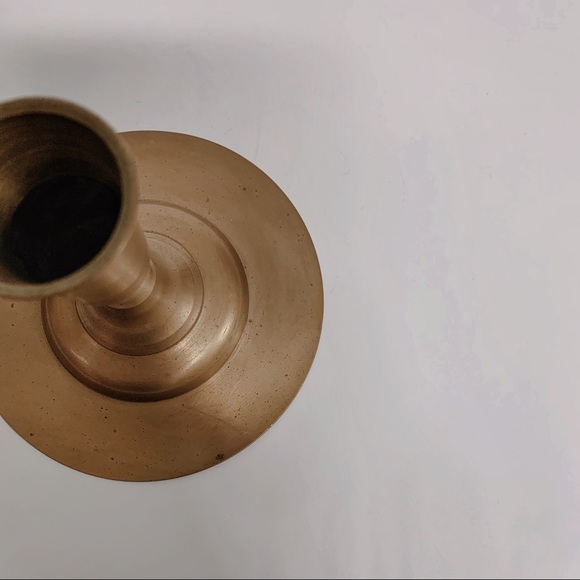 🎄Mid Century Modern Brass Candlestick Holders - Picture 8 of 11